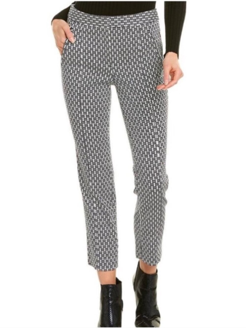 Women's 2 Tory Burch Cameron Cropped Straight Leg Pants